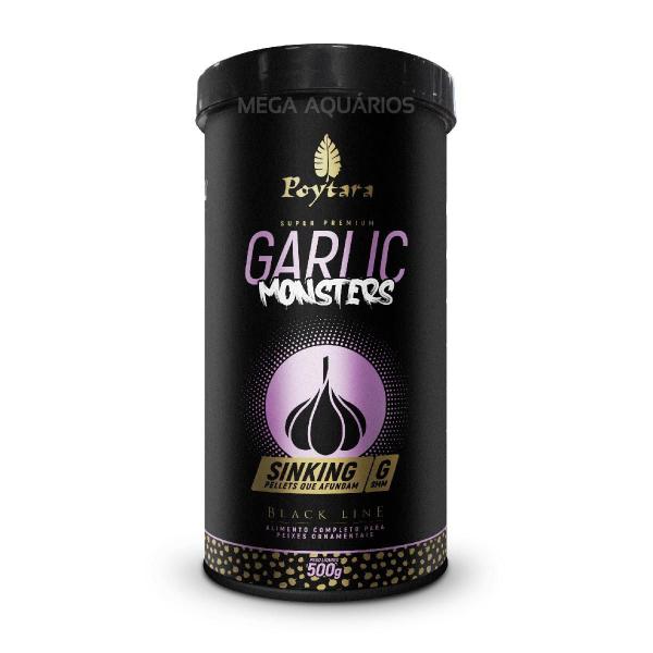 Ração Peixes De Fundo Poytara Garlic Monsters 500G Sinking G Imagem de Ração Peixes De Fundo Poytara Garlic Monsters 500G Sinking G