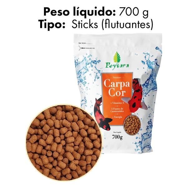 Imagem de Racao poytara carpa cor  700g (bag)