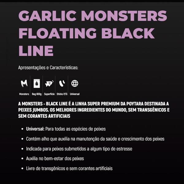 Ração Poytara Garlic Monsters Kit 2X 600G Floating P Imagem de Ração Poytara Garlic Monsters Kit 2X 600G Floating P