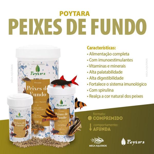 Imagem de Ração Poytara Premium Peixes De Fundo Para Cascudos 135G