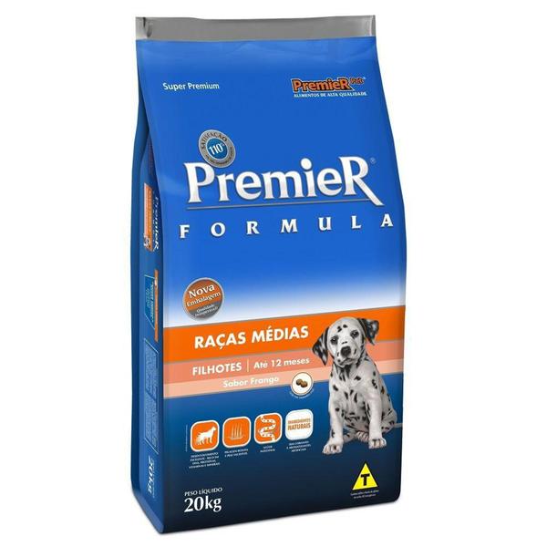 Imagem de Ração Premier Cães Filhotes Raças Mérias - 20 KG