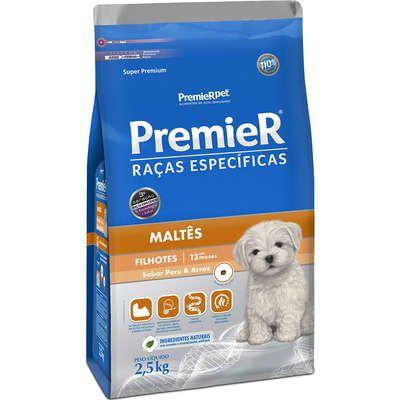 Racao premier maltes filhotes 2,5kg Imagem de Racao premier maltes filhotes 2,5kg
