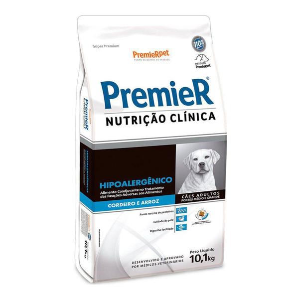 Imagem de Ração Premier Nutrição Clínica Hipoalergênico Sabor Cordeiro Cães Adultos de Médio e Grande  10,1 kg