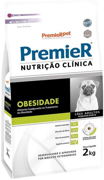 Imagem de Ração Premier Nutrição Clínica Obesidade para Cães Adultos Pequeno Porte 2KG