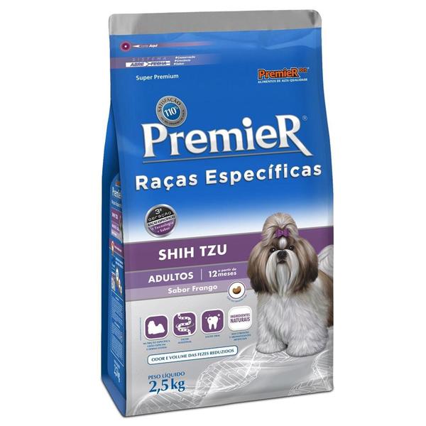 Imagem de Ração Premier Raças Específicas Shih Tzu Adultos 2,5 kg - PremieR Pet