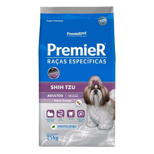 Imagem de Ração Premier Raças Específicas Shih Tzu Adultos 7,5 kg