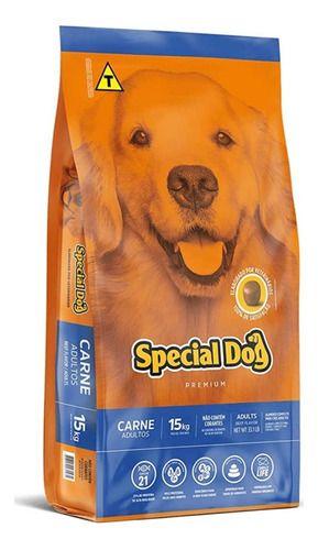 Imagem de Ração Premium Special Dog para Cães Adultos Sabor Carne 15kg