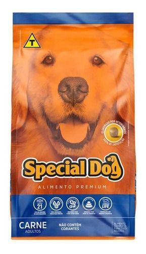 Imagem de Ração Premium Special Dog para Cães Adultos Sabor Carne 15kg