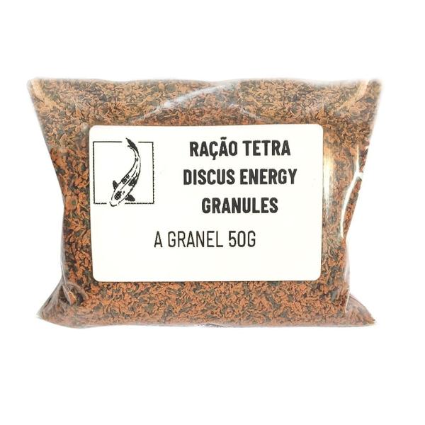 Ração Premium Tetra Discus Energy Granules 50G Imagem de Ração Premium Tetra Discus Energy Granules 50G
