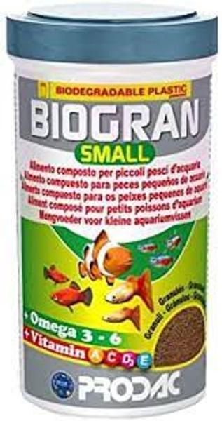 Ração Prodac Biogran Small 20g Peixes De Água Doce E Salgada Imagem de Ração Prodac Biogran Small 20g Peixes De Água Doce E Salgada