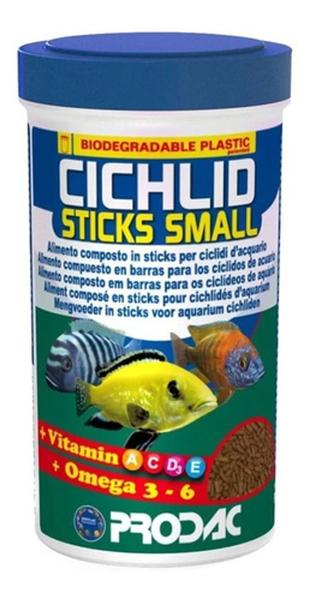 Imagem de Ração Prodac Cichlid Sticks Small 90g - Ciclídeos Pequenos