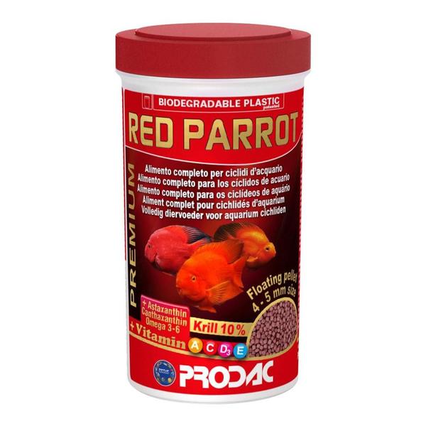 Imagem de Racao prodac red parrot(papagaio)granules 110g