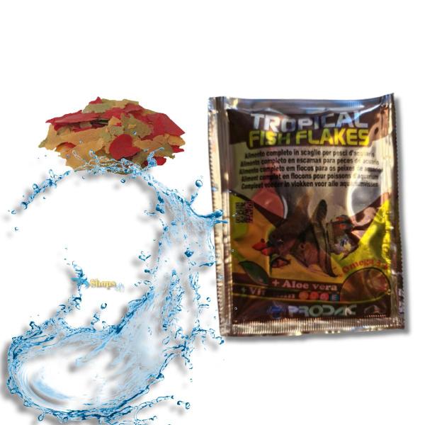 Imagem de Ração prodac tropical fish flakes 4g sache