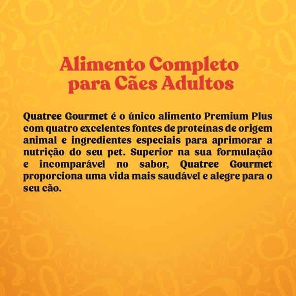 Imagem de Ração Quatree Gourmet para Cães Raças Pequenas 10.1kg