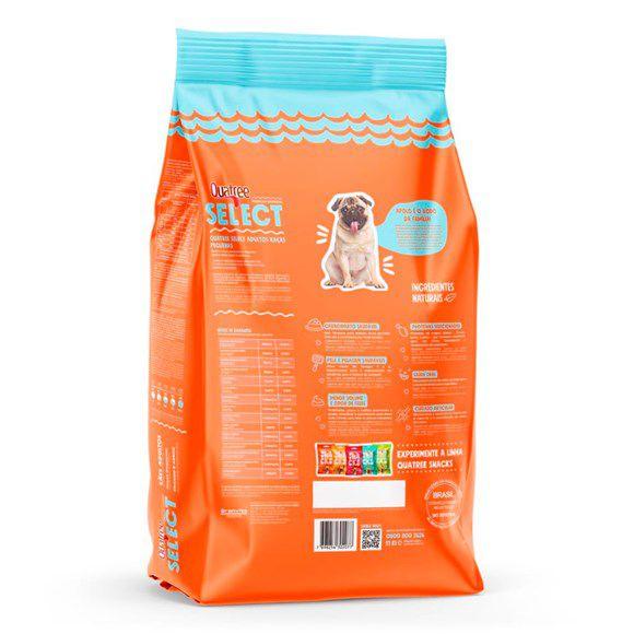 Ração Quatree Select Cães Adultos Raças Pequenas Frango e Arroz 10,1kg Imagem de Ração Quatree Select Cães Adultos Raças Pequenas Frango e Arroz 10,1kg