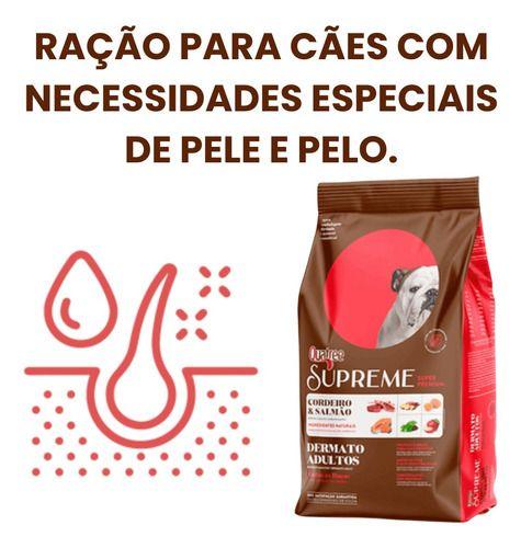 Imagem de Ração Quatree Supreme Dermato Cães Adultos Cordeiro 15kg