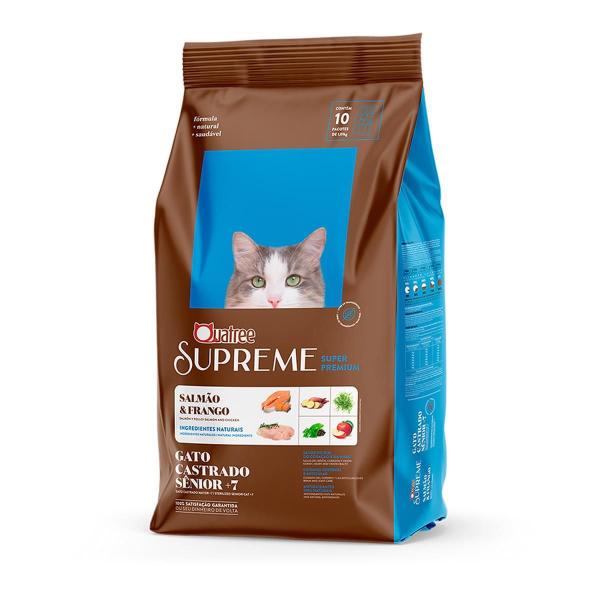 Imagem de Ração Quatree Supreme Gato Castrado Senior +7 Salmão 10,1Kg