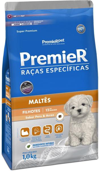 Imagem de Ração Raças Específicas Maltês Filhote 1kg - Premier