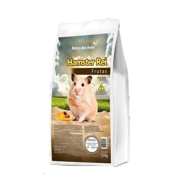 Imagem de Ração Reino das Aves Hamster Rei Mix Frutas - 12kg