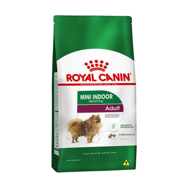 Imagem de Ração Royal Canin Mini Indoor Adult Para Cães de 10 Meses a 8 Anos Ambientes Internos