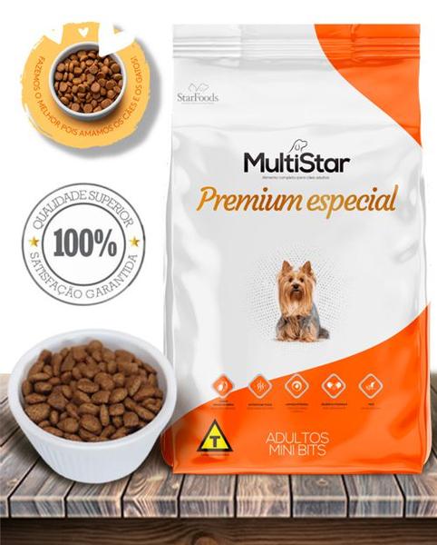 Imagem de Ração Seca Multi Star Dog Premium Especial para Cães Adultos de Raças Pequenas - 10,1Kg