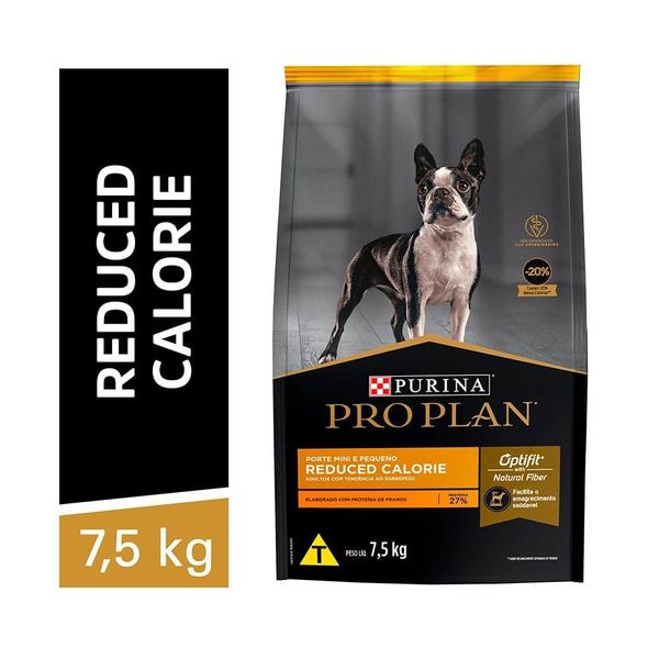 Imagem de Ração Seca Nestlé Purina Pro Plan Calorias Reduzidas Frango Cães Adultos Raças Pequenas  - 7,5 Kg