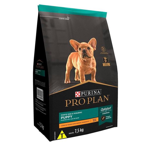 Imagem de Ração Seca Nestlé Purina Pro Plan Frango Cães Filhotes Raças Pequenas - 7,5 Kg