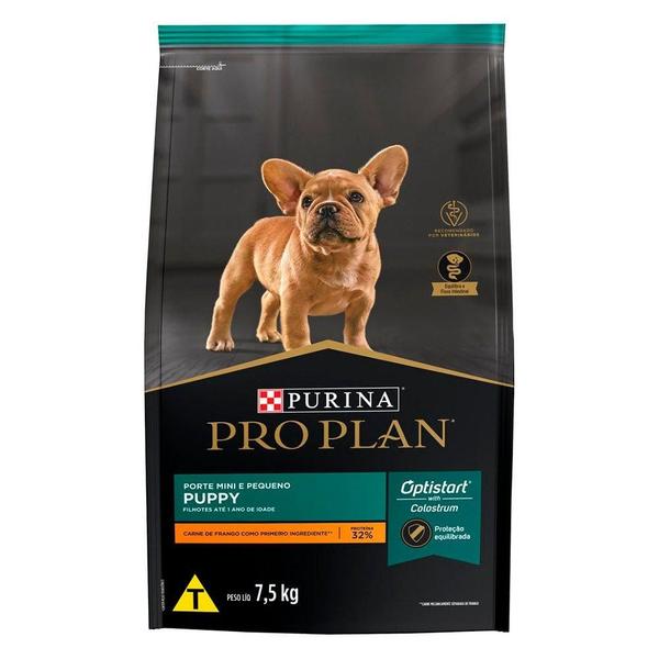 Imagem de Ração Seca Nestlé Purina Pro Plan Frango Cães Filhotes Raças Pequenas - 7,5 Kg