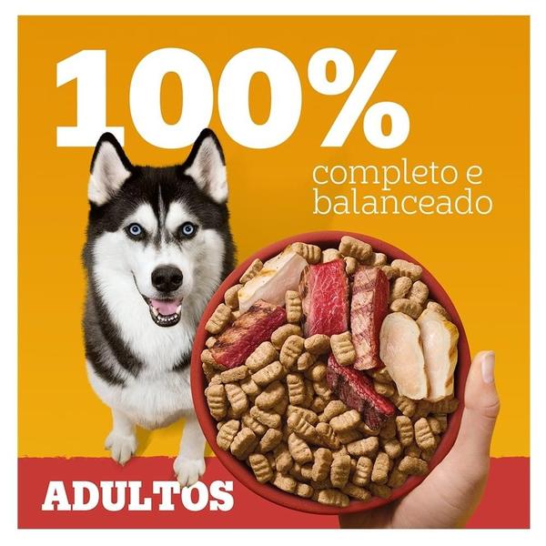 Ração Seca Pedigree High Protein Carne e Frango para Cães Adultos - 10,1 Kg Imagem de Ração Seca Pedigree High Protein Carne e Frango para Cães Adultos - 10,1 Kg