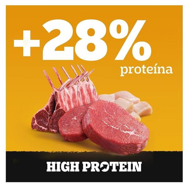 Ração Seca Pedigree High Protein Carne e Frango para Cães Adultos - 10,1 Kg Imagem de Ração Seca Pedigree High Protein Carne e Frango para Cães Adultos - 10,1 Kg