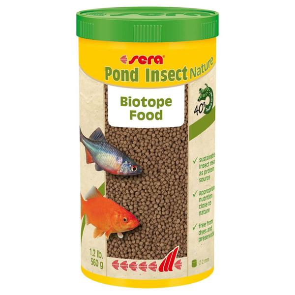 Imagem de Ração Sera Pond Insect Nature 560G Super Protéica Para Peixe