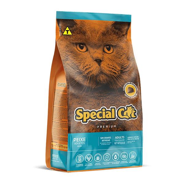 Imagem de Ração Special Cat Adultos Peixe 3kg