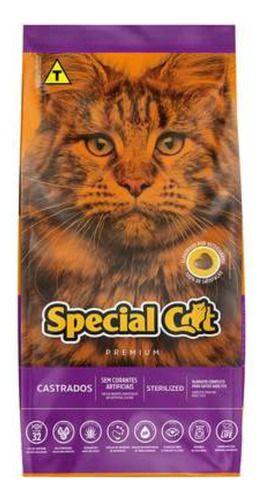 Imagem de Ração Special Cat Premium Para Gatos Adultos Castrados 10kg