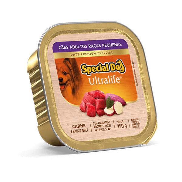 Ração Special Dog Patê Cães Adultos Raças Pequenas Carne 150g Imagem de Ração Special Dog Patê Cães Adultos Raças Pequenas Carne 150g