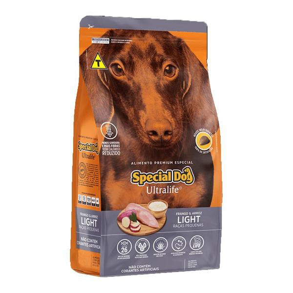 Imagem de Ração Special Dog Ultralife Light Cães Adultos Raças Pequenas Frango e Arroz  15kg