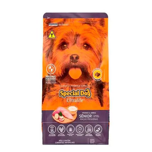 Imagem de Ração Special Dog Ultralife Para Cães Sênior Raças Pequenas Frango E Arroz 3kg