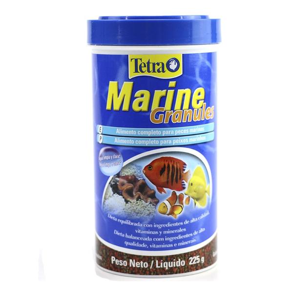 Ração Tetra Marine Granules 225g - P/ Peixes De Água Salgada Imagem de Ração Tetra Marine Granules 225g - P/ Peixes De Água Salgada