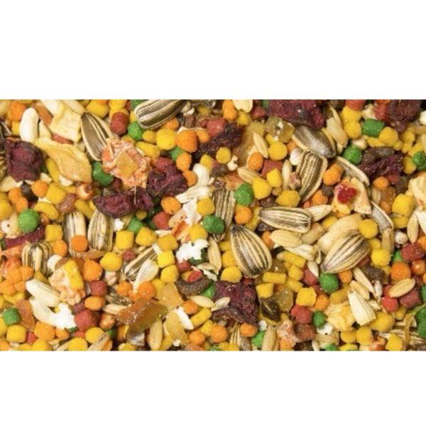 Ração Trinca Ferro Gold com tenebrio Flamingos 700g Imagem de Ração Trinca Ferro Gold com tenebrio Flamingos 700g