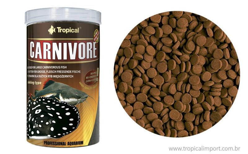 Ração Tropical Carnivore 300g Imagem de Ração Tropical Carnivore 300g