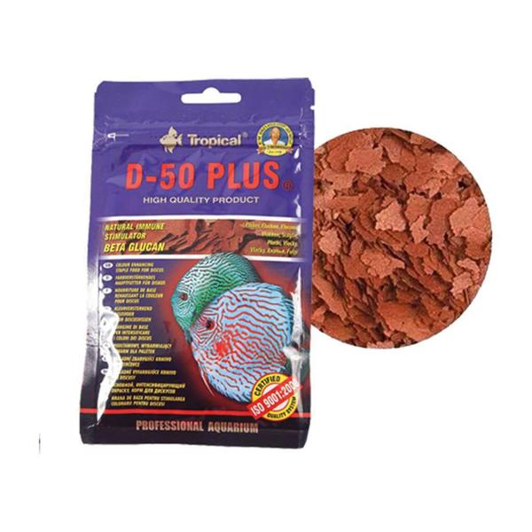 Imagem de Ração Tropical D-50 Plus Flakes Sachê 12g