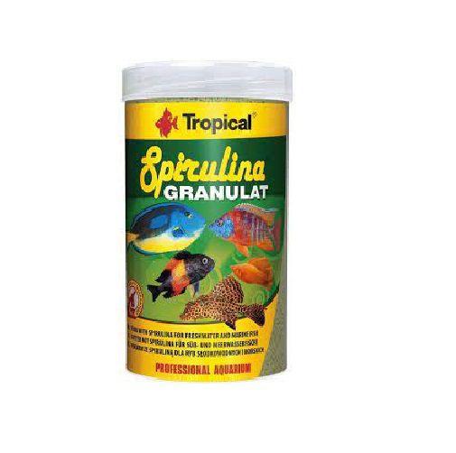 Imagem de Ração Tropical Spirulina Granulat Peixes Herbívoros Onívoros 44gr 44