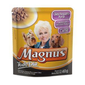 Imagem de Ração Úmida Magnus Todo dia 40 g Carne para Cães de Porte Pequeno