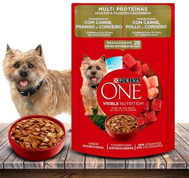 Imagem de Ração Úmida Nestlé Purina One Multi Proteínas Carne, Frango