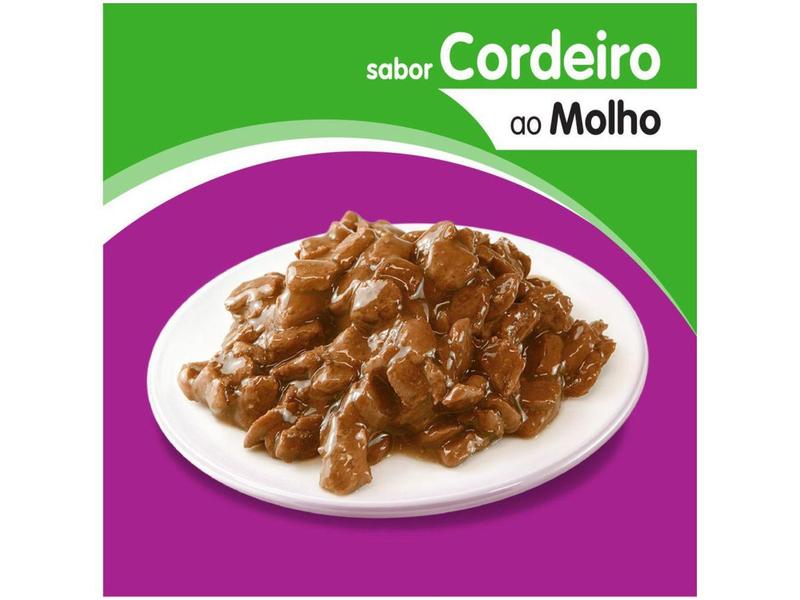 Imagem de Ração Úmida para Gato Adulto Sachê Whiskas - Cordeiro ao Molho 85g