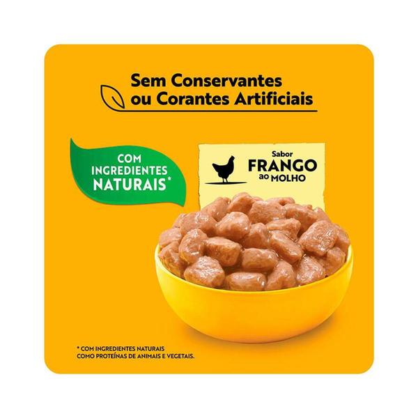 Imagem de Ração Úmida Pedigree Sachê Frango ao Molho para Cães Filhotes 100 g