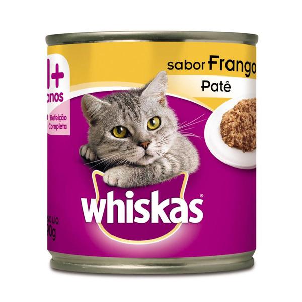 Imagem de Ração Whiskas Lata Patê de Frango - 290 g