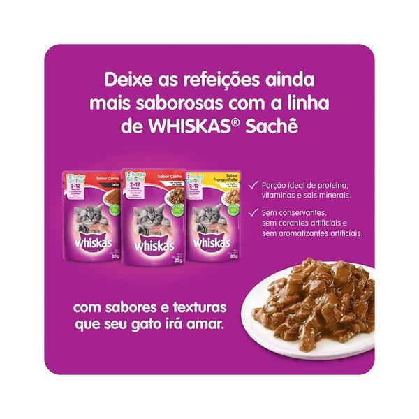 Ração Whiskas para Gatos Filhotes Sabor Carne e Leite - 900g Imagem de Ração Whiskas para Gatos Filhotes Sabor Carne e Leite - 900g
