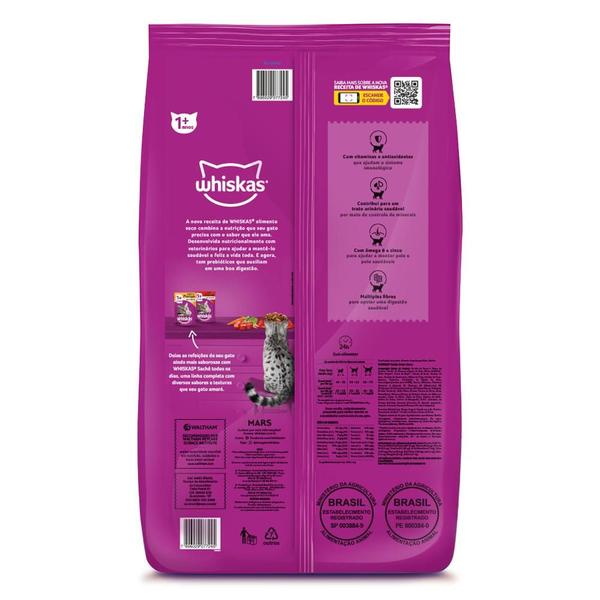 Ração Whiskas Peixe para Gatos Adultos - 10,1 Kg Imagem de Ração Whiskas Peixe para Gatos Adultos - 10,1 Kg