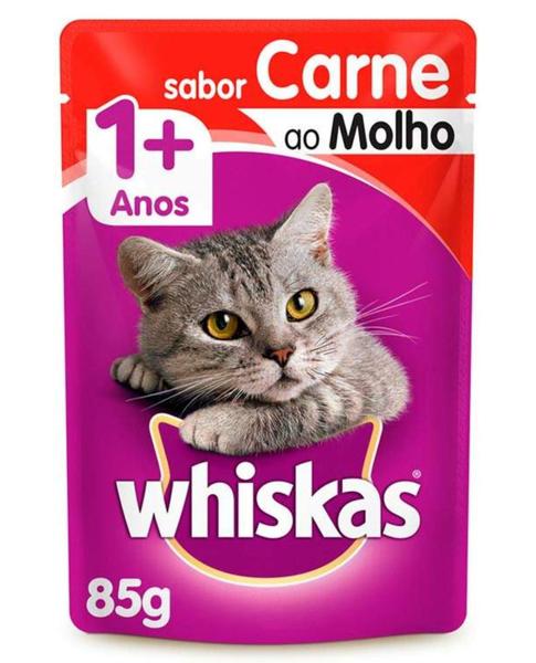 Ração Whiskas Sachê Carne Imagem de Ração Whiskas Sachê Carne