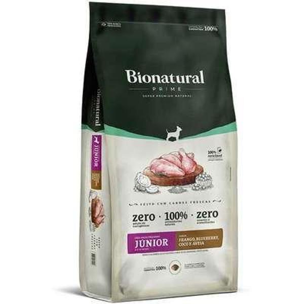 Imagem de RaçãoBionatural Prime Júnior Até 12 Meses 15KG Raças Pequenas Sabor Frango e Arroz - MANFRIM